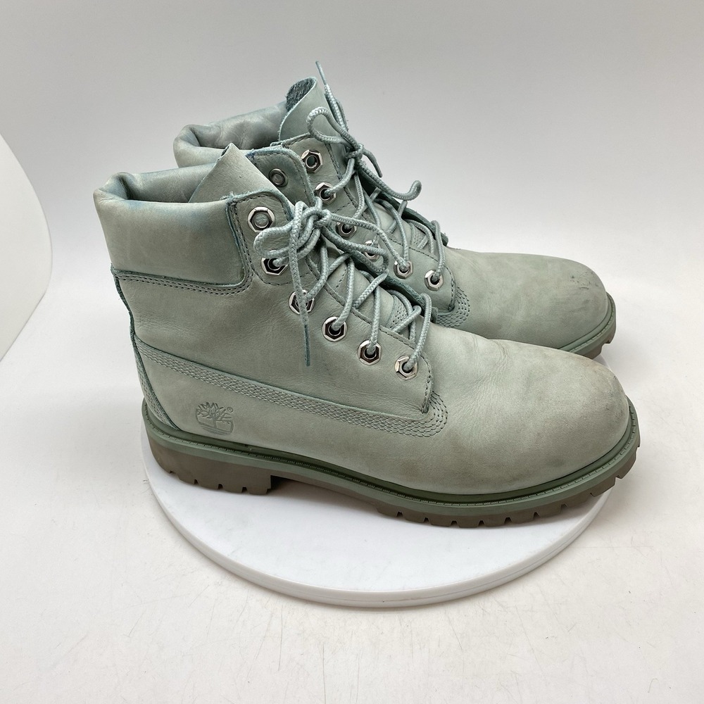 Timberland Boots Boys 6.5‎ Womens 8 Junior 6-Inch Premium Waterproof Teal A1430